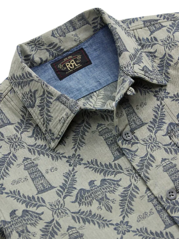 Ralph Lauren RRL ジャカード ショートスリーブシャツ