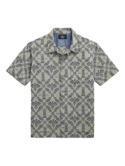 Ralph Lauren RRL jacquard short-sleeve shirt
