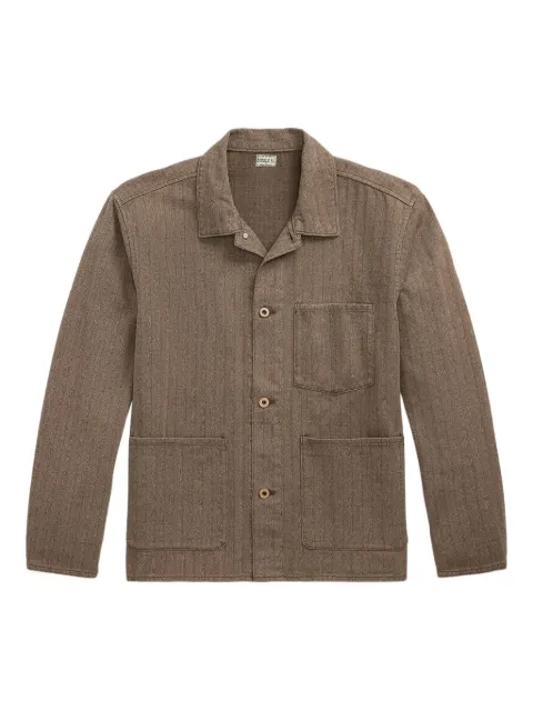 Ralph Lauren RRL pinstriped shirt jacket