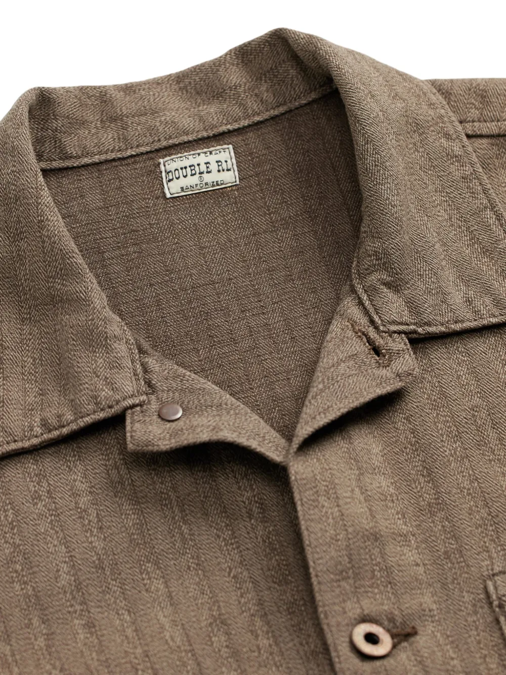 Ralph Lauren RRL Shirtjack met krijtstreep Bruin