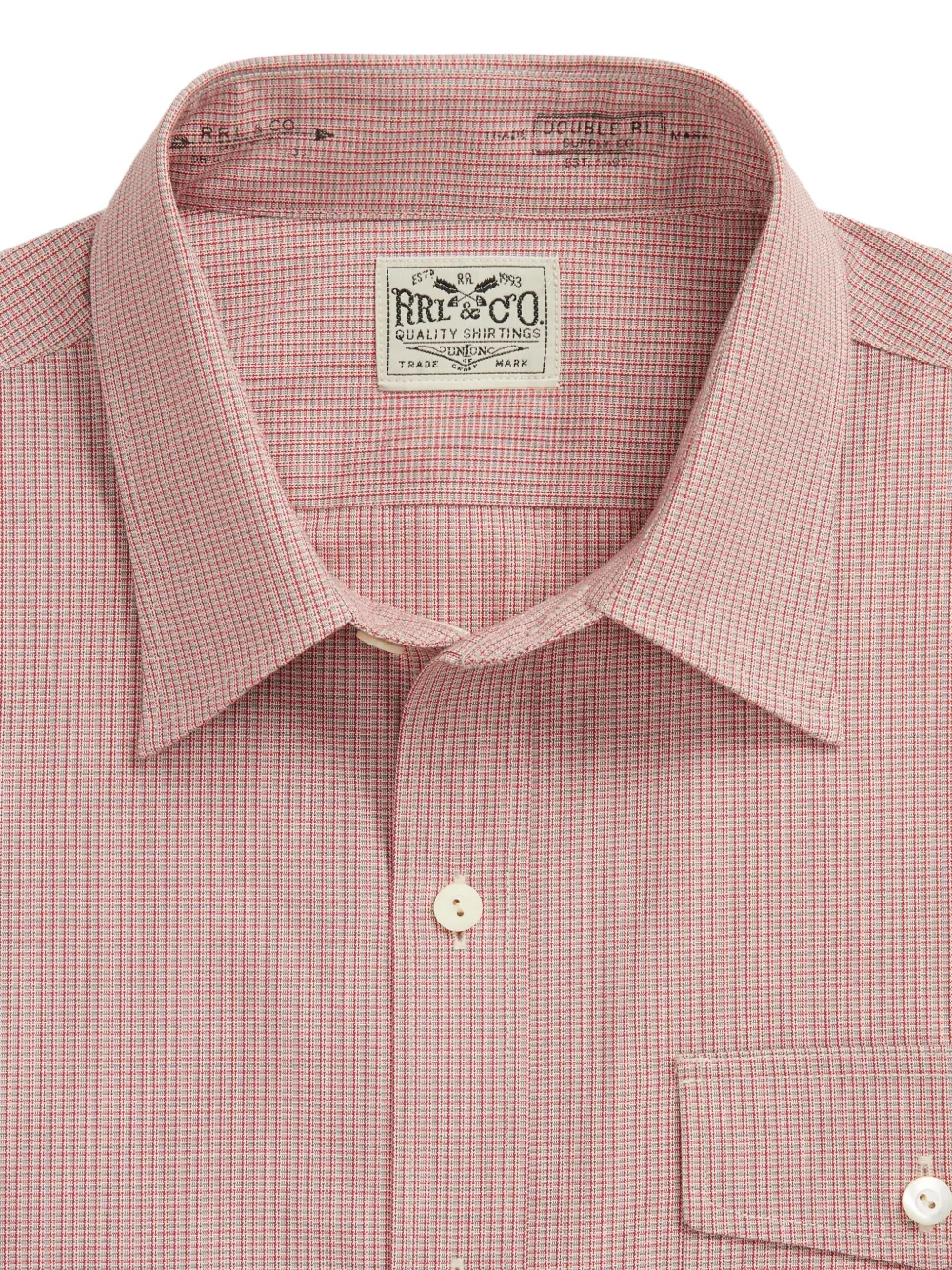 Ralph Lauren RRL Katoenen overhemd - Rood
