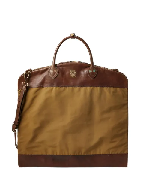 Ralph Lauren RRL leather-trim canvas tote bag