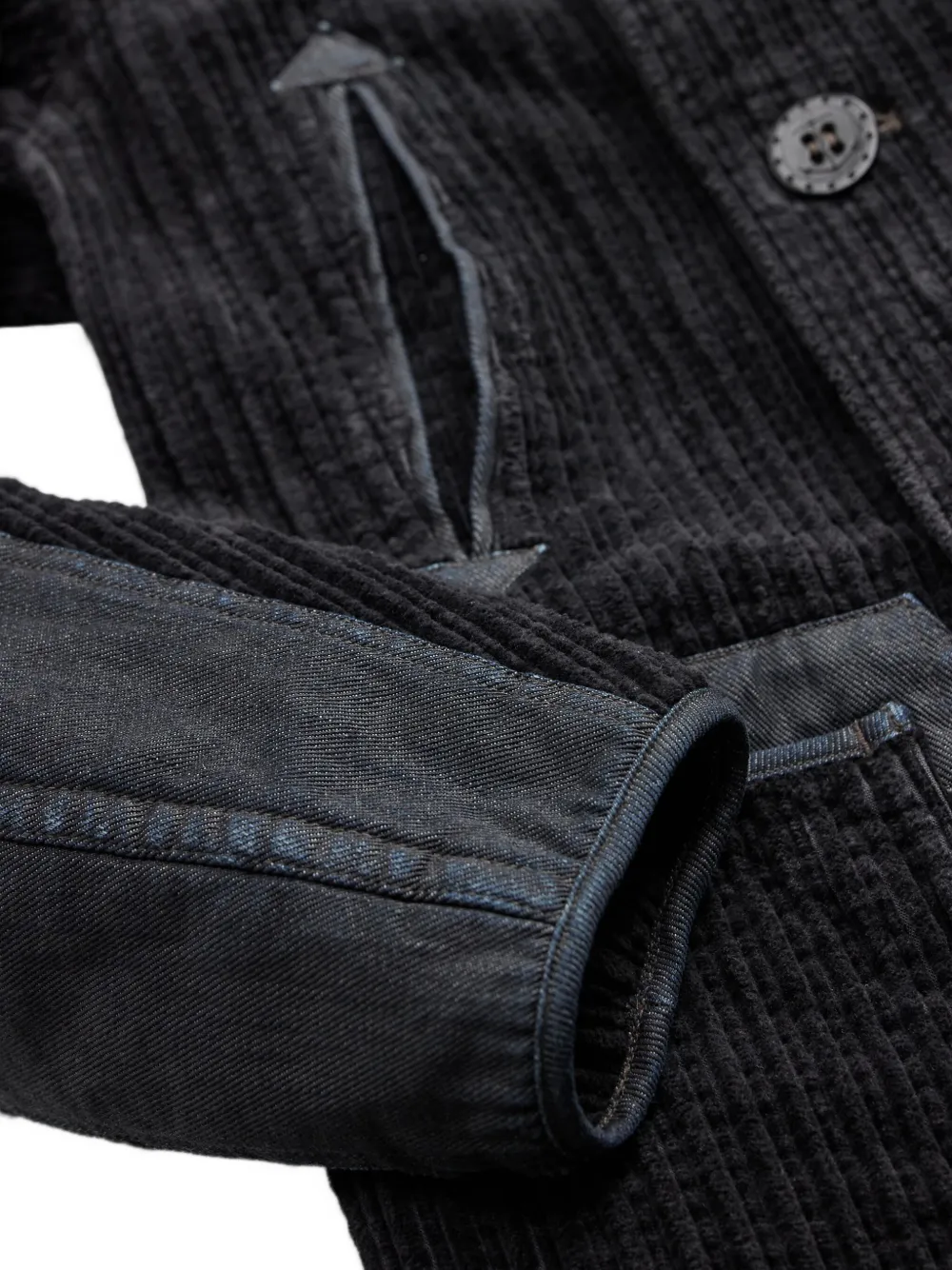 Ralph Lauren RRL Ribfluwelen jack met dubbele rij knopen Blauw