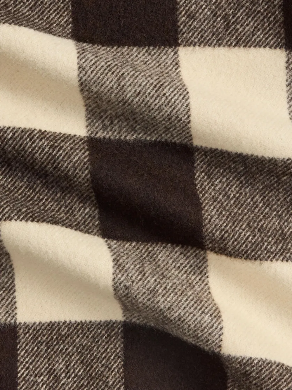 Ralph Lauren Purple Label Geruit wollen overhemd - Bruin
