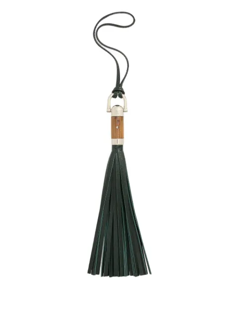 Ralph Lauren Collection tasselled leather keychain