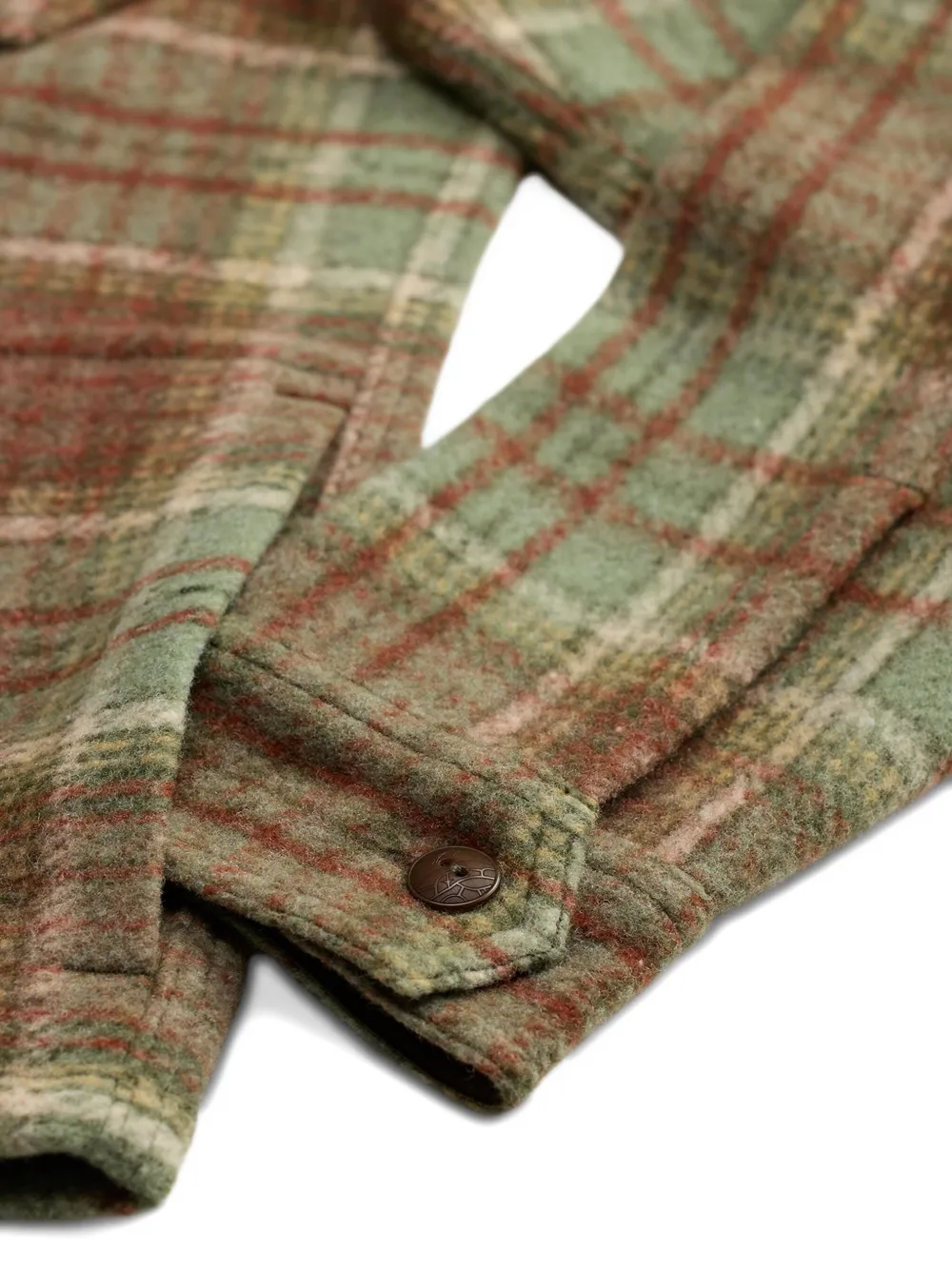 Rrl Check-patterned Cotton Shirt In Multi