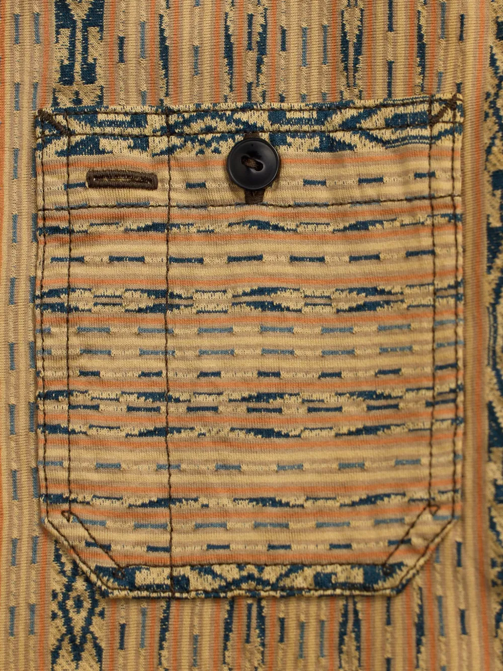 Ralph Lauren RRL Overhemd met patroon Geel