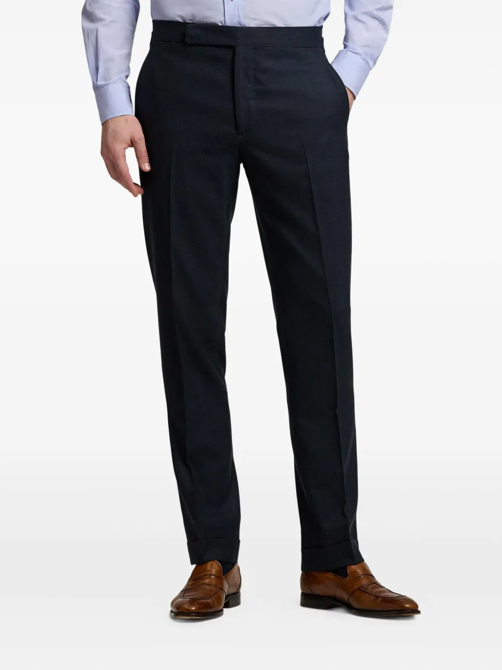 Ralph Lauren Purple Label Wollen pak Blauw