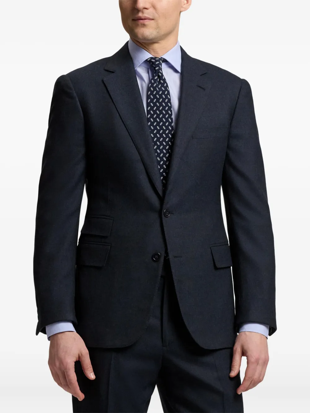 Ralph Lauren Purple Label Wollen pak Blauw