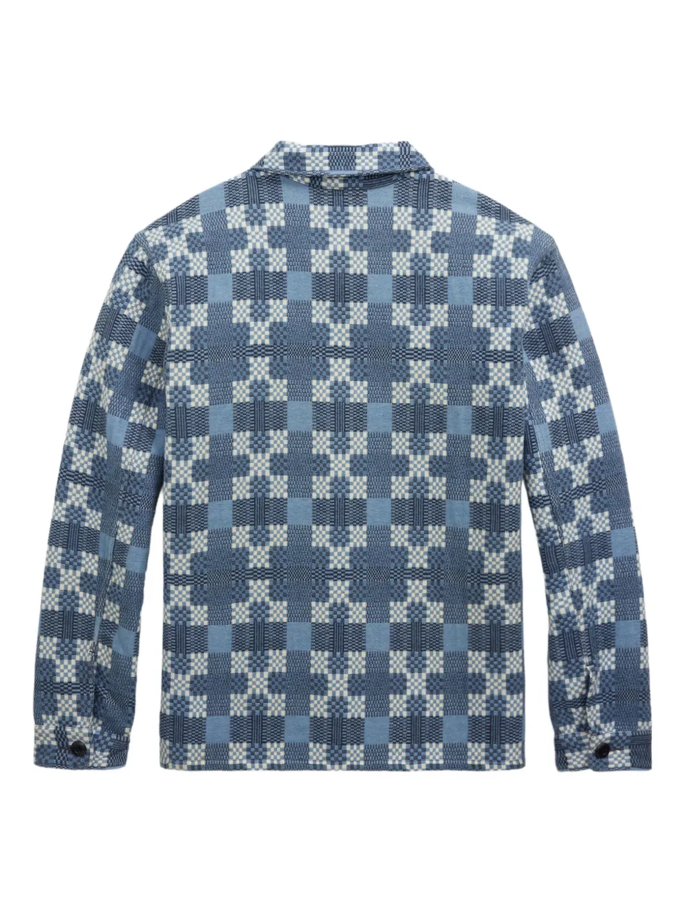 Ralph Lauren RRL Overhemd met jacquard Blauw