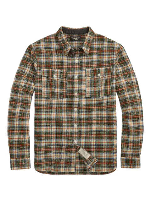 Ralph Lauren RRL camisa con botones y cuadros estampados