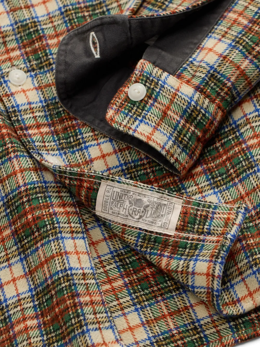 Rrl Checked Button-up Shirt In Multi