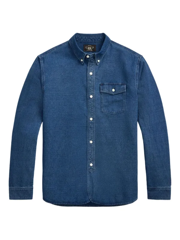 Ralph Lauren RRL デニムシャツ Ralph Lauren RRL デニムシャツ | ブルー | FARFETCH JP