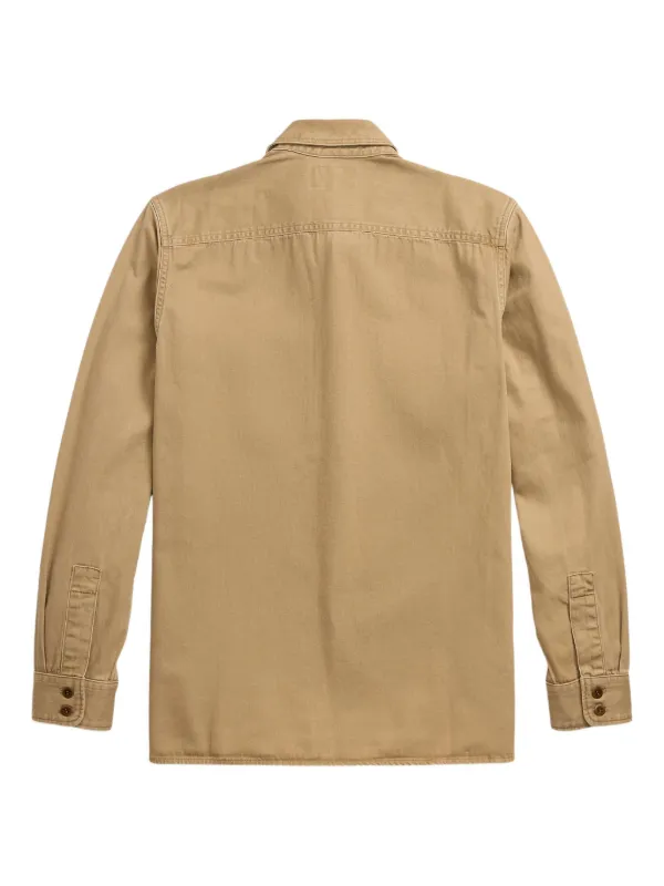 Ralph Lauren RRL Cotton Utility Shirt | Neutrals | FARFETCH
