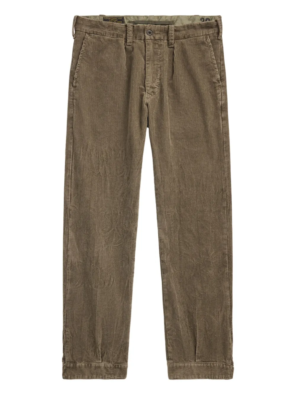 Ralph Lauren RRL Ribfluwelen straight broek Bruin