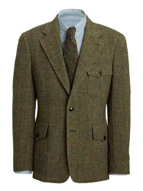 Ralph Lauren RRL herringbone-pattern patch-pocket blazer