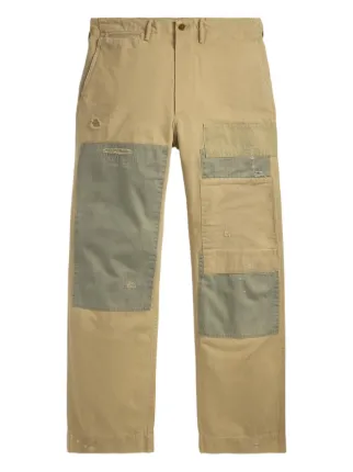 Ralph Lauren RRL パッチワーク パンツ | ニュートラル | FARFETCH JP