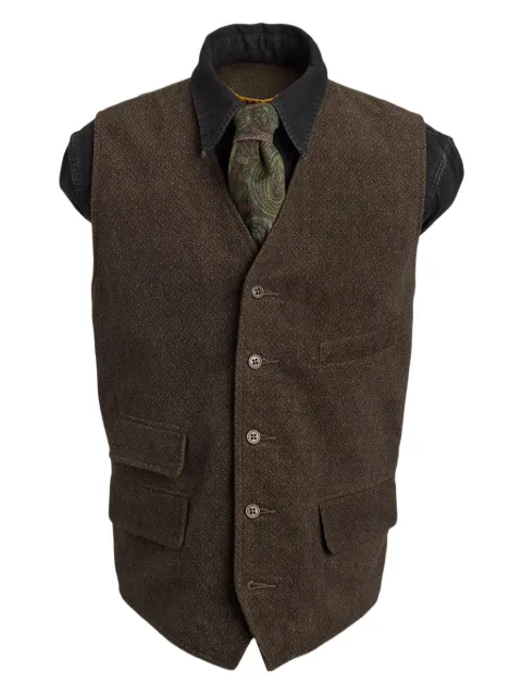 Ralph Lauren RRL moleskin patterned vest