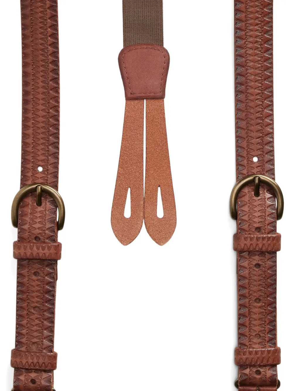 Ralph Lauren RRL Leren bretels - Bruin