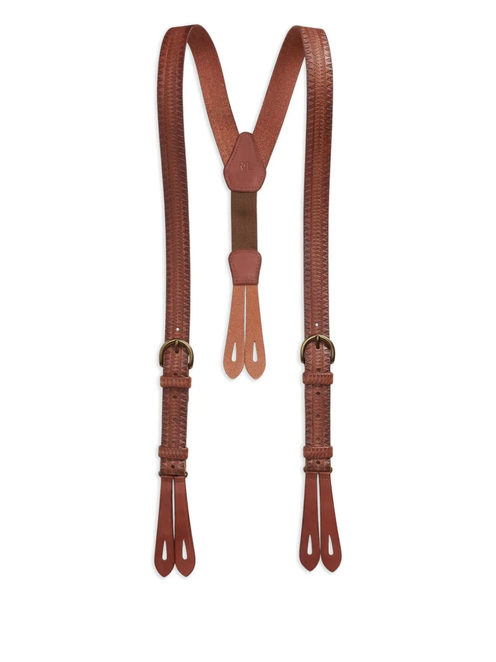 Ralph Lauren RRL leather braces | Brown | Image 1