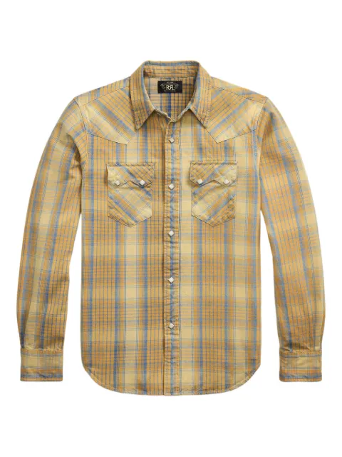 Ralph Lauren RRL Overhemd met pied-de-poule print