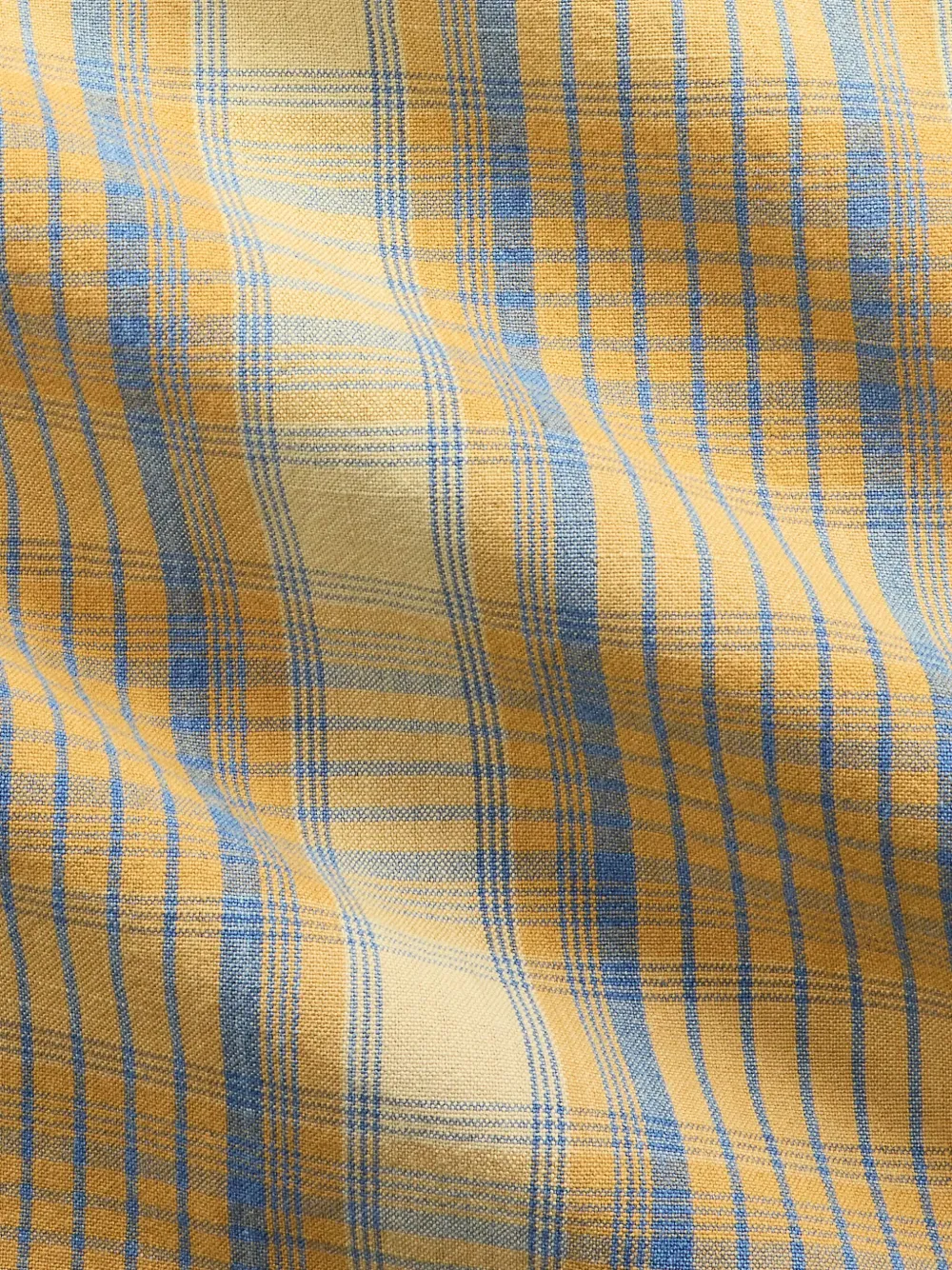 Ralph Lauren RRL Overhemd met pied-de-poule print Geel