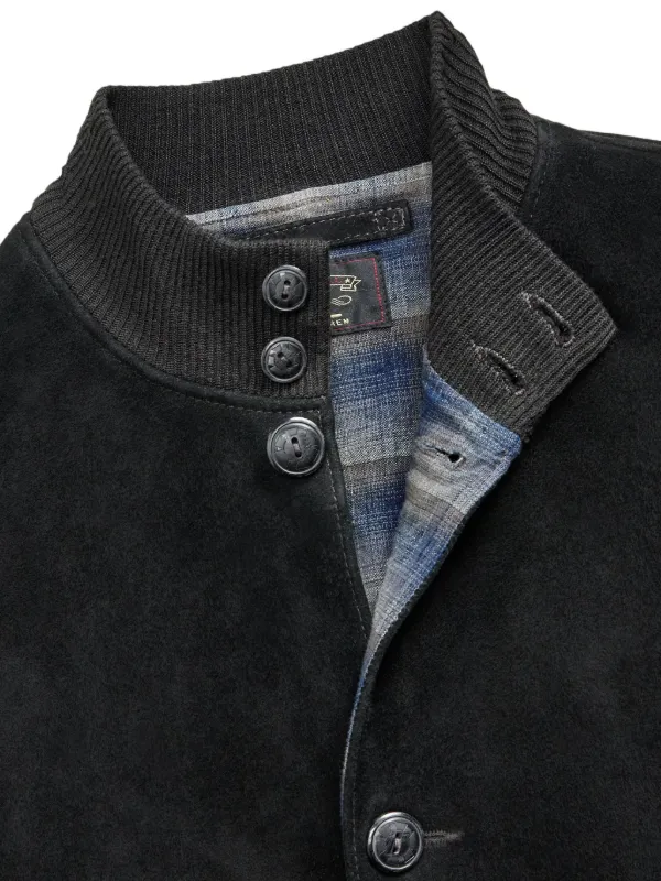 RRL / スエードボンバージャケット/ブルゾン/XS/スウェード/BLK Ralph Lauren RRL スエード ボンバージャケット | ブラック | FARFETCH JP