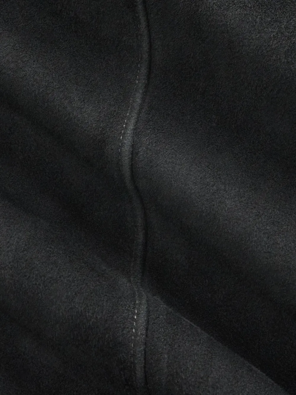 Rrl Suede Bomber Jacket In Black