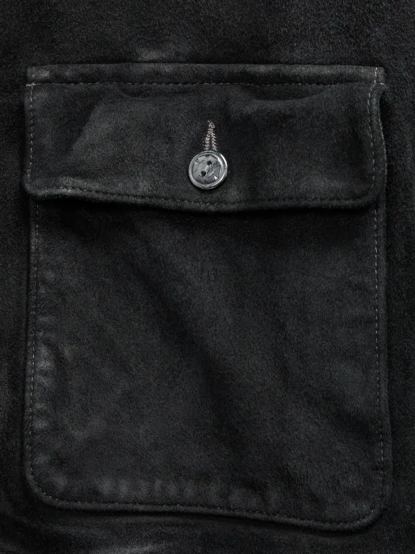 Ralph Lauren RRL スエード ボンバージャケット | ブラック | FARFETCH JP