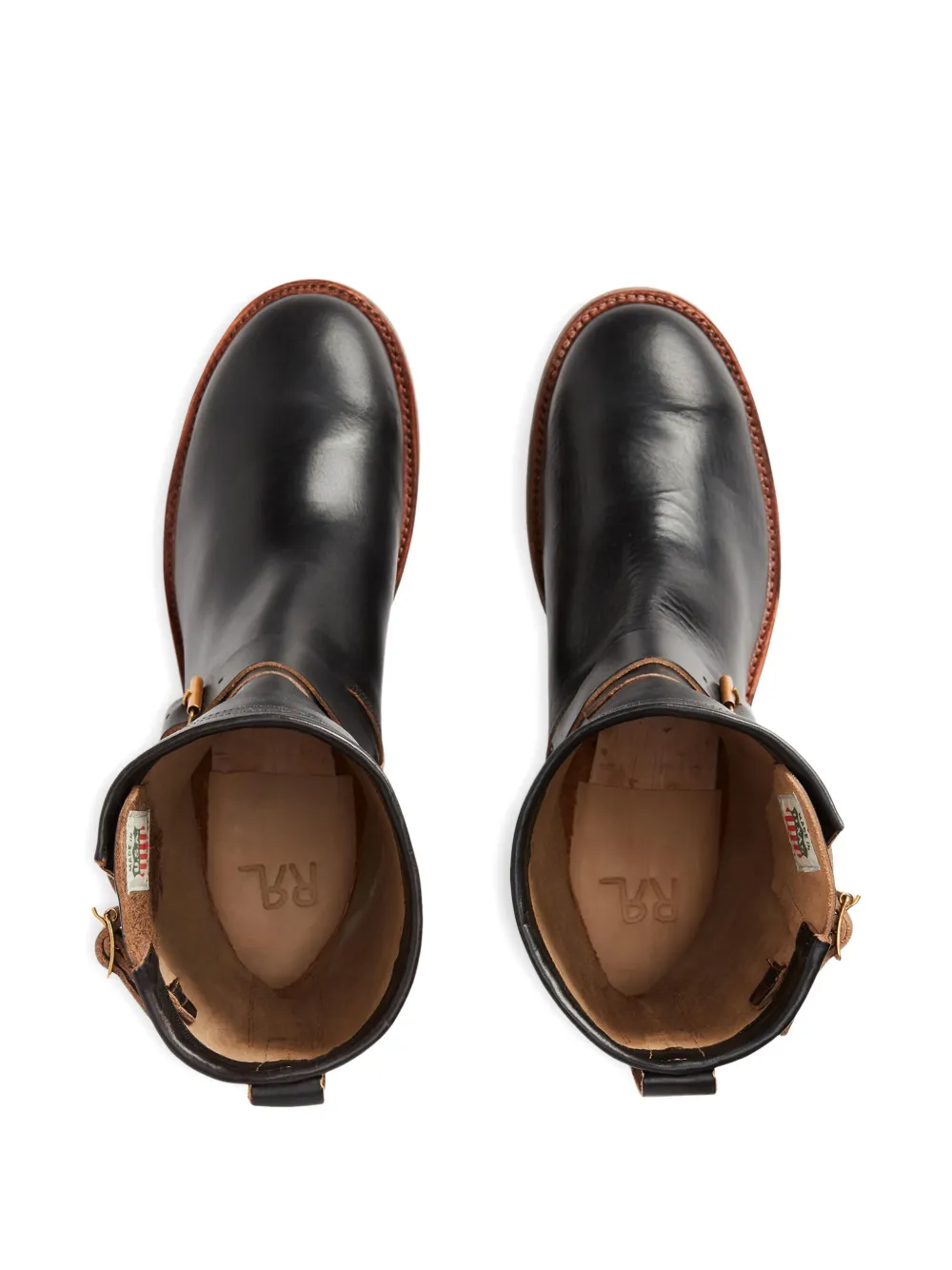 Ralph Lauren RRL Laarzen verfraaid met gesp Zwart