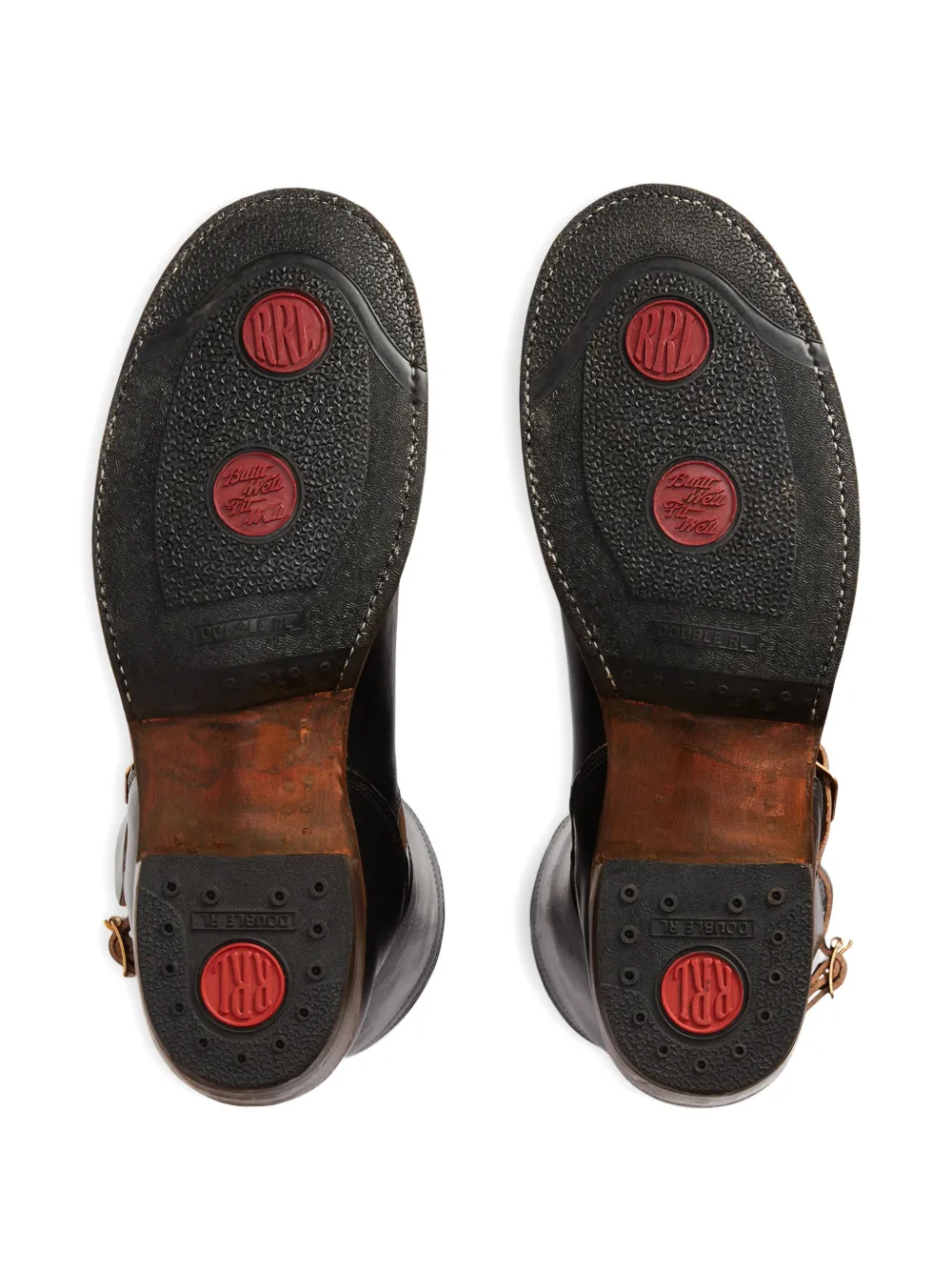 Ralph Lauren RRL Laarzen verfraaid met gesp Zwart