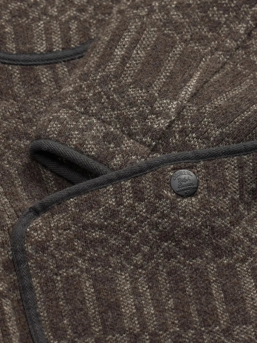 Ralph Lauren RRL Intarsia vest Grijs