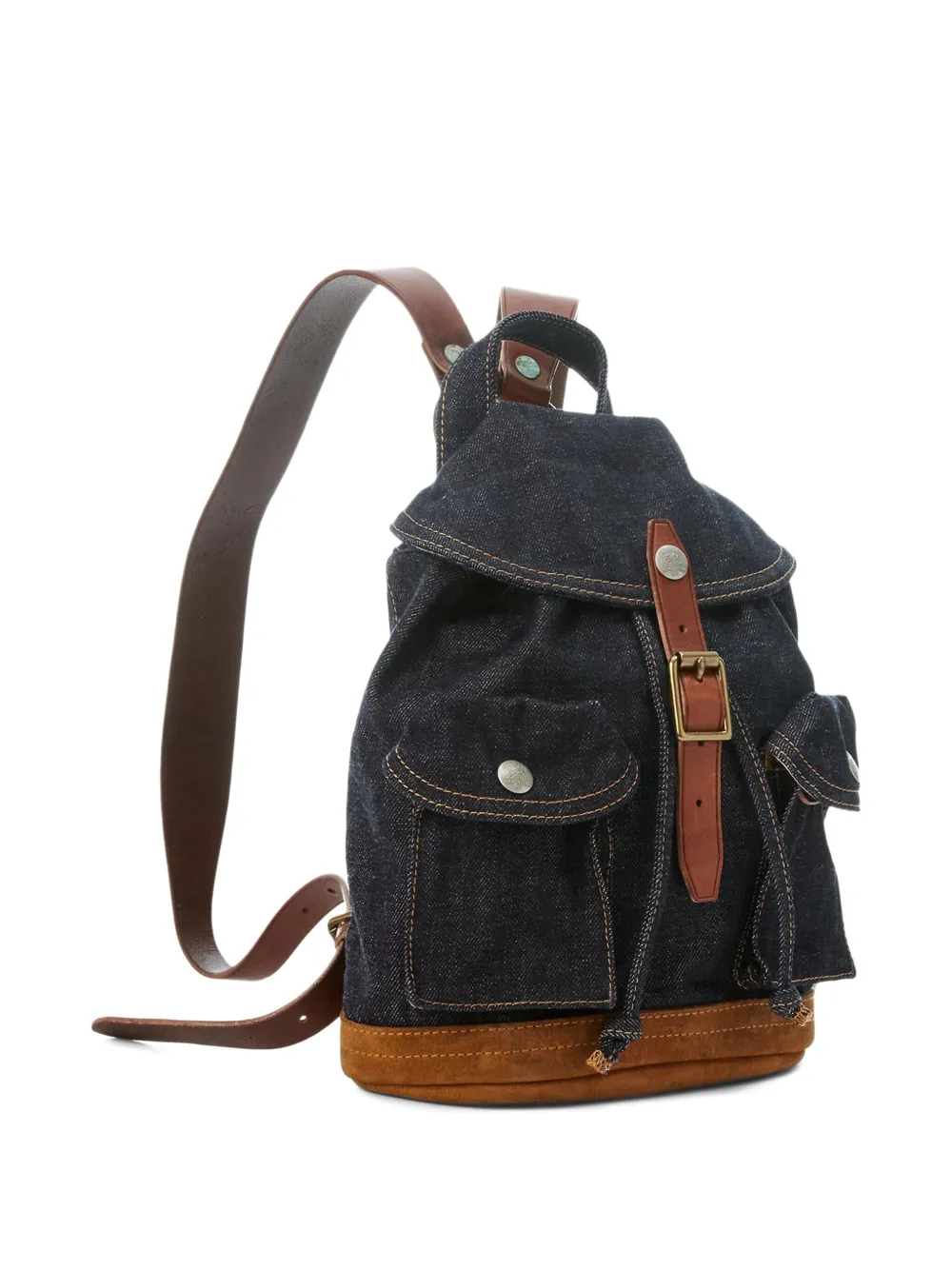 Ralph Lauren RRL Riley kleine denim rugzak Blauw