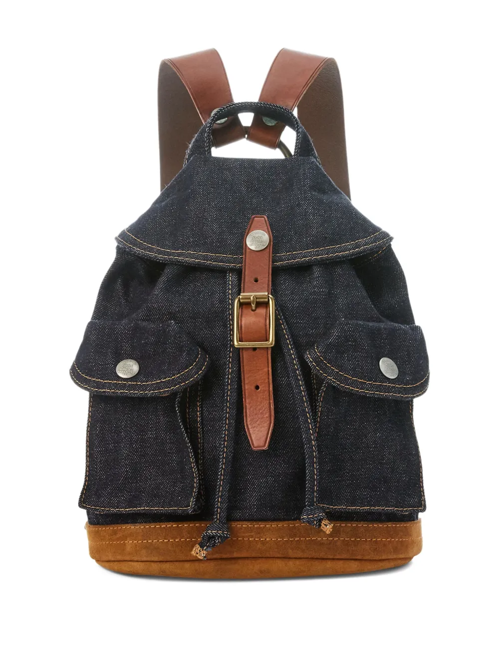 Ralph Lauren RRL Riley kleine denim rugzak Blauw