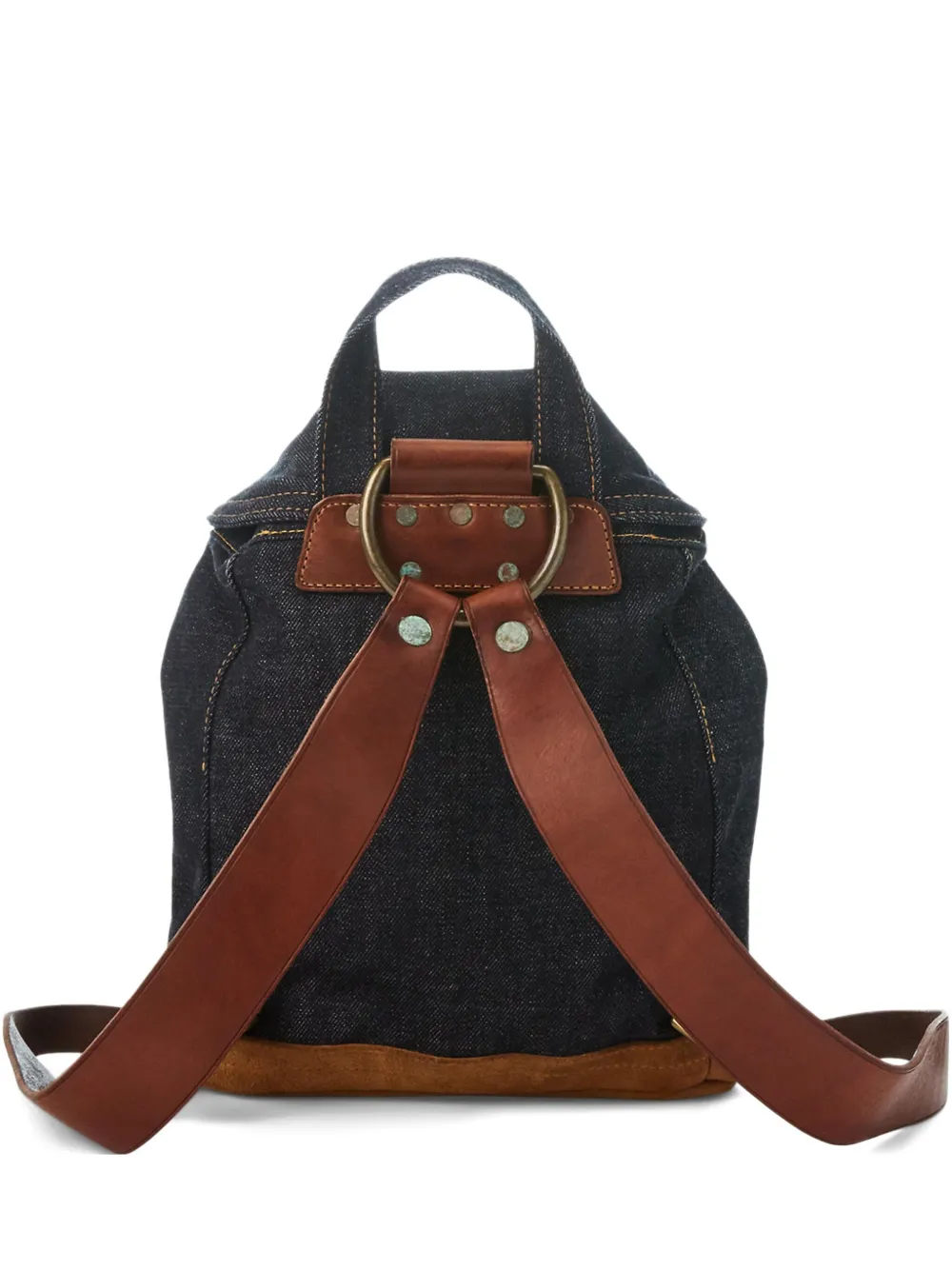 Ralph Lauren RRL Riley kleine denim rugzak Blauw