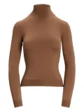 Ralph Lauren Collection high-neck silk top - Brown