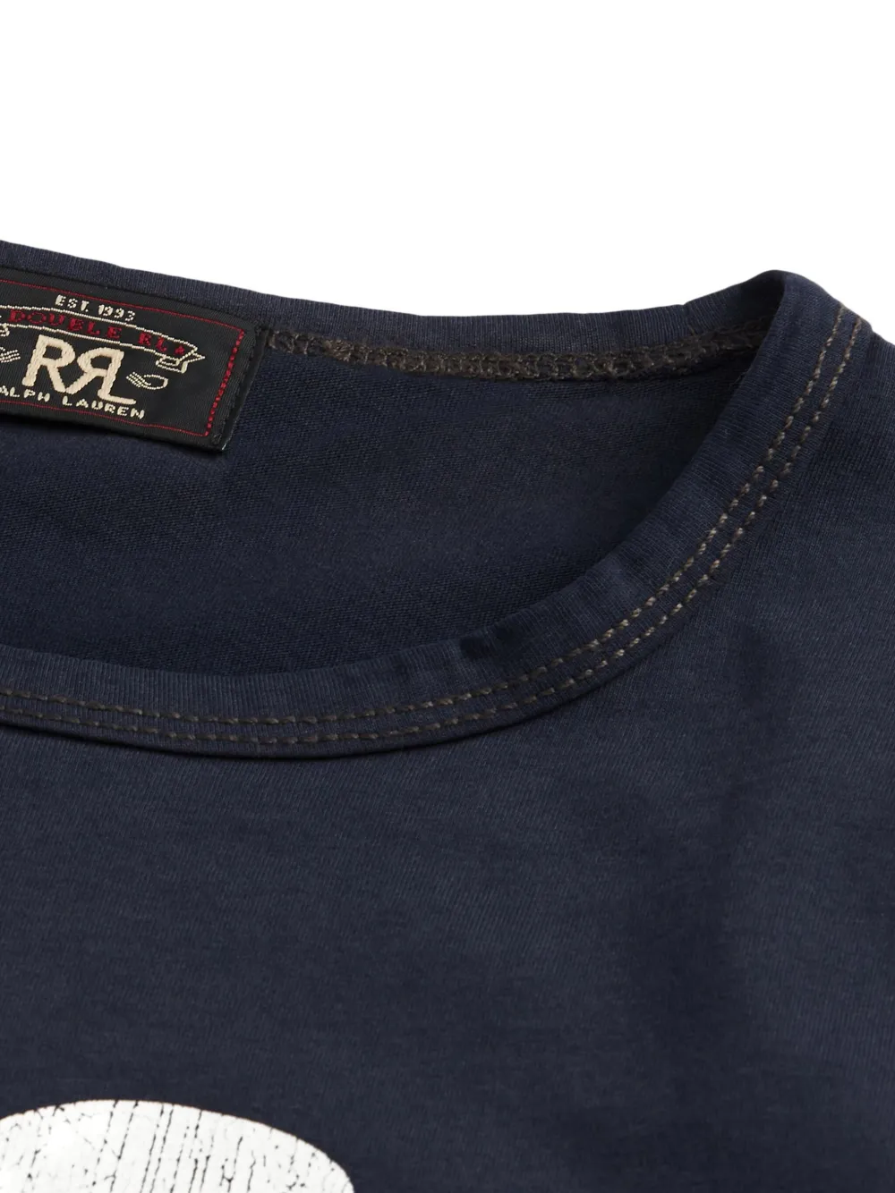 Ralph Lauren RRL T-shirt met logo Blauw