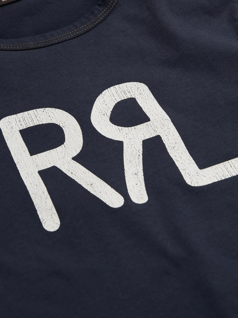 Ralph Lauren RRL T-shirt met logo Blauw