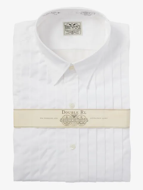 Ralph Lauren RRL chemise à plastron plissé