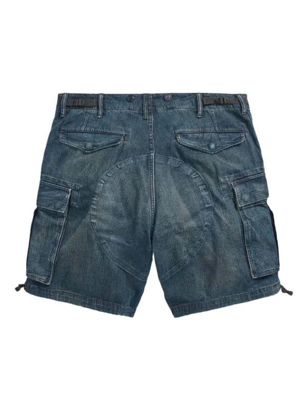 パンツ Polo Ralph Lauren Denim Cargo Shorts Ralph Lauren RRL Cargo Denim Shorts | Blue | FARFETCH