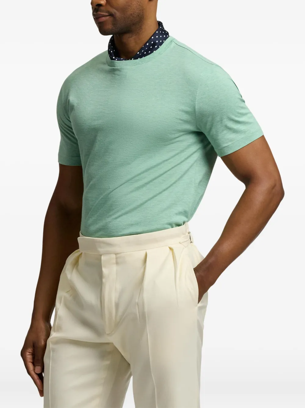 Ralph Lauren Purple Label Katoenen T-shirt Groen