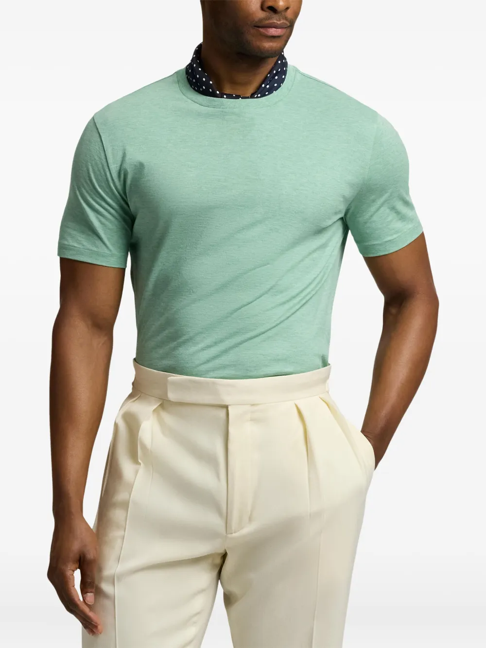 Ralph Lauren Purple Label Katoenen T-shirt Groen