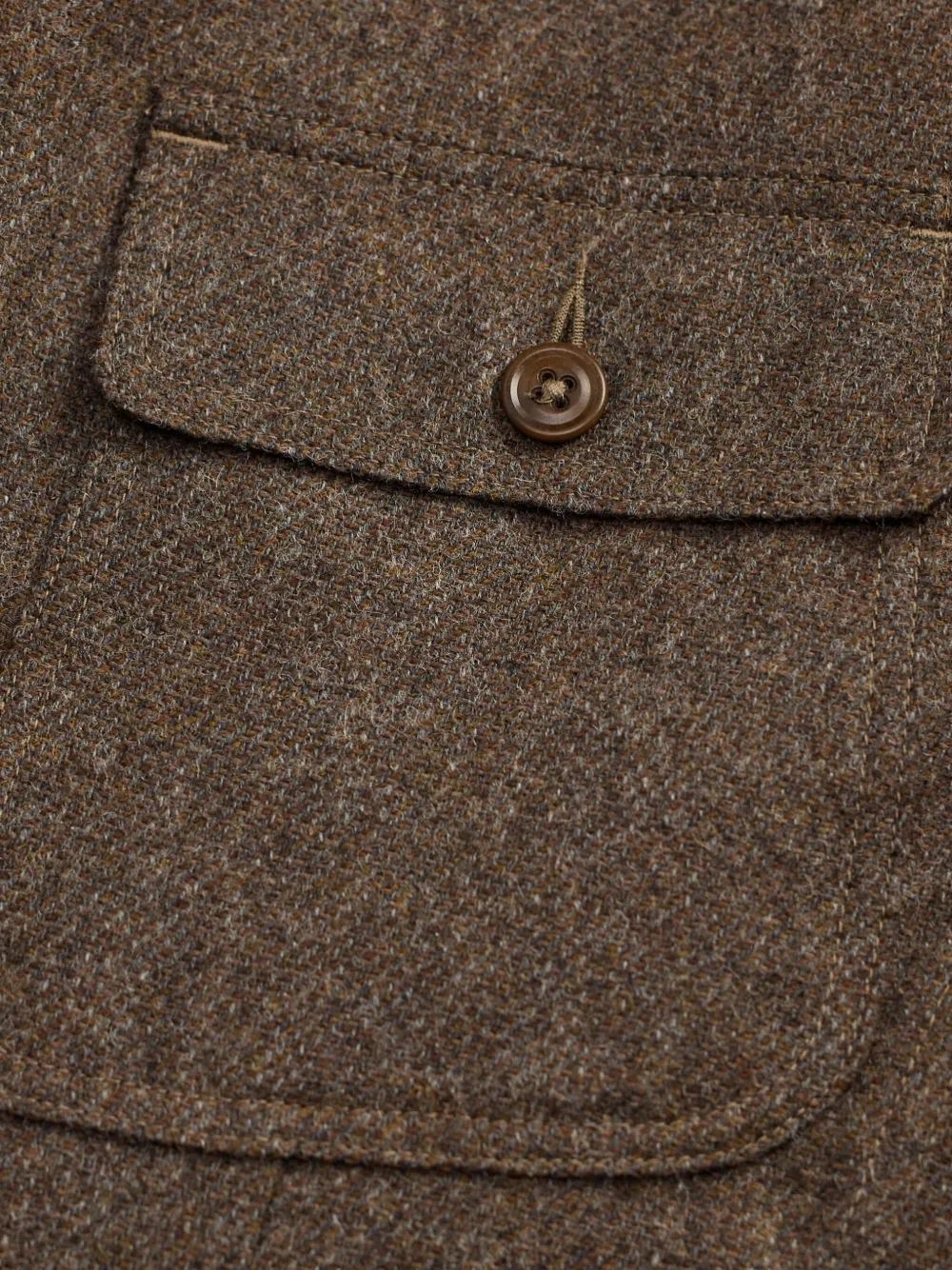Ralph Lauren RRL Blazer met enkele rij knopen Bruin