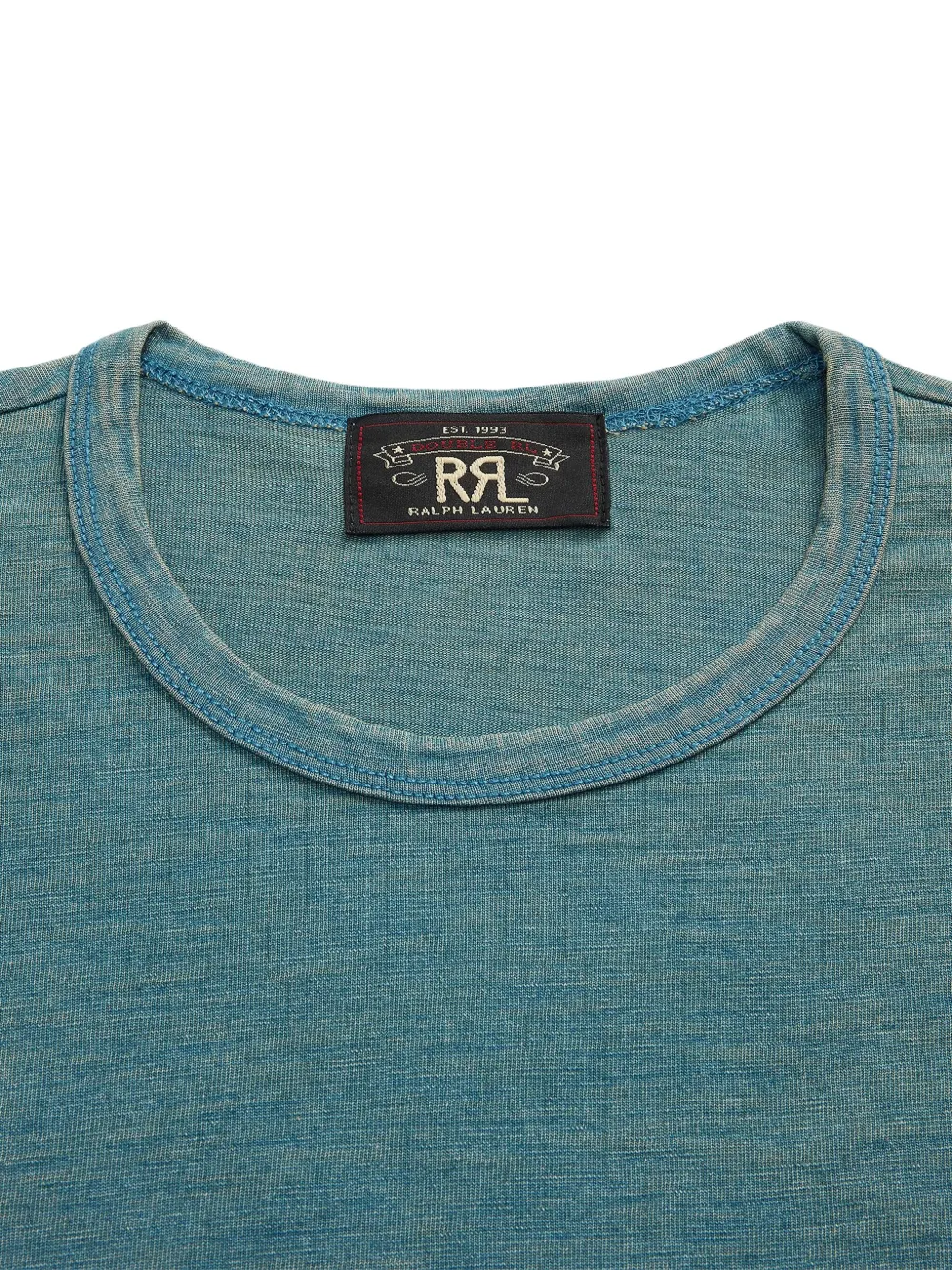 Ralph Lauren RRL T-shirt met slub-textuur Blauw