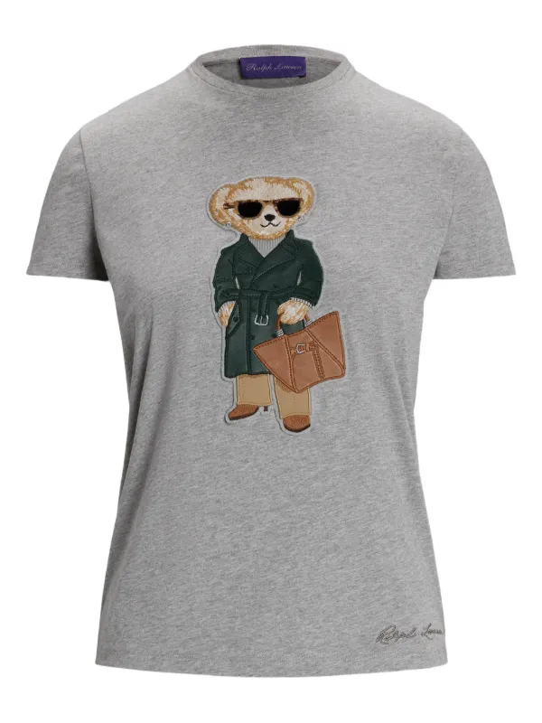 Ralph Lauren Collection Polo Bear T-shirt Grey FARFETCH PH