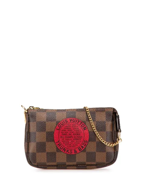 Louis Vuitton Pre-Owned 2009 Damier Ebene Trunks and Bags Mini Pochette Accessoires handbag