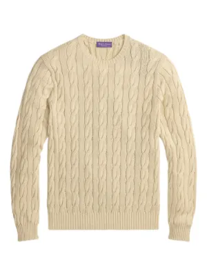 Polo Ralph Lauren パープルレーベル　ケーブルニット Ralph Lauren Purple Label ケーブルニット セーター | イエロー