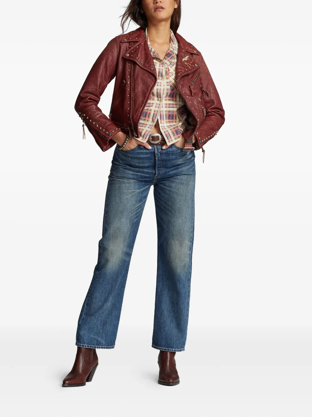 Ralph Lauren RRL logo-patch jeans | Boyfriend Jeans | Image 2