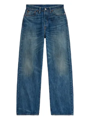 【RRL】ウィメンズ ロゴ ハイボーイフィット ジーンズ デニム Boy Fit Straight Jean | Ralph Lauren