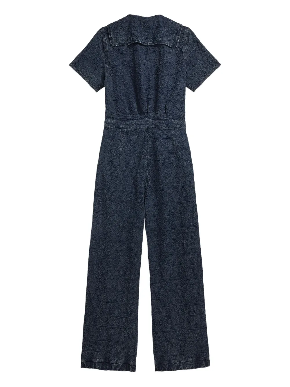 Ralph Lauren RRL patterned-jacquard short-sleeve jumpsuit | Full Length | Image 2
